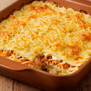 Receita: Lasanha de mandioca
